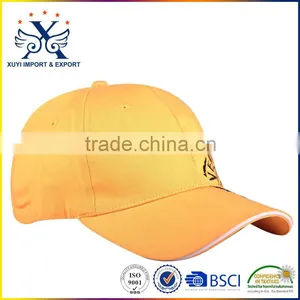 High Quality Caps Hats Cheap Customize Yellow Snapback Hat thumbnail-1