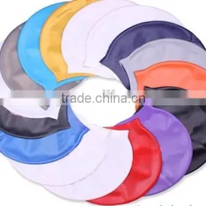 Adult Fit All Free Size 2016 Summer New Unisex Silicone Swim Swimming Hat Caps thumbnail-3