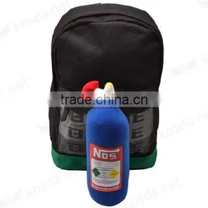 2016 New Cheap Classic Green and Black Belt Harness Canvas Racing Backpack Laptop Bag,Shoulder Car Backpack Bag thumbnail-2