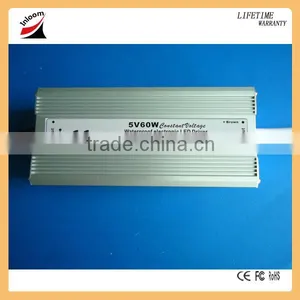 Waterproof Constant Voltage LED Driver, LED Switching Power Supply 60W(5/10/15/20/25VDC) thumbnail-1