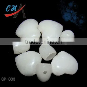 Fashion White Jade Earplug thumbnail-1