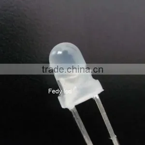 High Quality 3mm Round Diffused White Led thumbnail-1