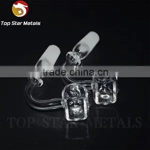 Domeless Dozer Quartz Nail Quartz Trough Domeless Nail Male and Female 10mm & 14mm or 18mm thumbnail-1