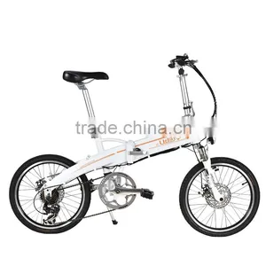 250W Folding Electric Bike , Power- Assistant Bicycle , Cruiser Bicycle 20" thumbnail-4