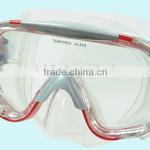 China Silicone Tempered Glass Full Face Diving Mask For Sale thumbnail-2