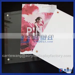 China Supplier Two Side Factory Cheap Acrylic Photo Frame 8"x10" thumbnail-5