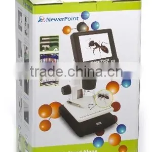 Hot Sell 1200x 5M Standalone LCD Digital Microscope USB Electrical Microscope for Laboratory Diamond thumbnail-1