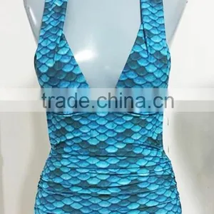 Hot Sale Open Sexy One Piece Swimwear for Young Girl thumbnail-1