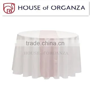 Wedding Decor Supplies Banquet Organza Table Cover Overlay Runners for Wedding Party Table Decoration thumbnail-1
