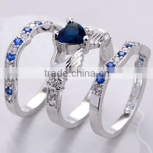 Wholesale All Kinds Fashion 925 Sterling Silver Claddagh Ring thumbnail-4