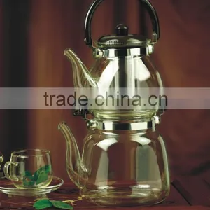 High Quality Heat-resistant Glass Tea Pot Sets With Different Designs/sizes/volumes thumbnail-1