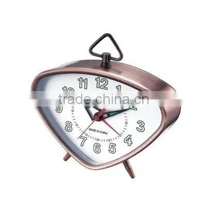 Wind up Clock in Triangle Shaped, Customize Alarm Clock thumbnail-1