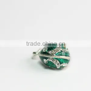 High Quality Green Metal Enamel Pendant thumbnail-2