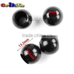 13/64"(5mm) Hole Plastic Bell Stopper Cord Ends For Sportwear Paracord Rope Accessories #FLS180-B thumbnail-1