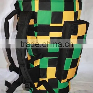 African Djembe Bags Deluxe Jamaican Patchwork Model thumbnail-3