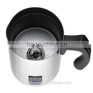 N3 Premier Automatic Electric Stainless Steel Milk Frother Foamer and Warmer for Cappuccino Latte , Milk Foamer Maker thumbnail-5