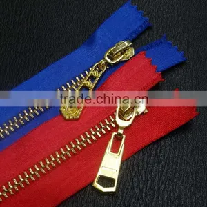 10-20cm 5# Close End Cotton Siders Copper Teeth Custom Zipper for Trousers thumbnail-1