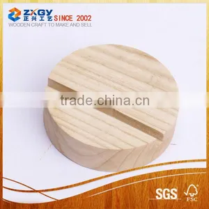 Hot Sale Natural Ash Wood Base thumbnail-1