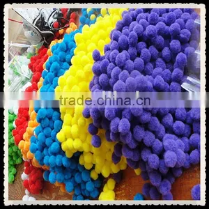 Multicolor Selection Factory Supply Lowest Price Christmasand Party Decorative Pom Poms thumbnail-1