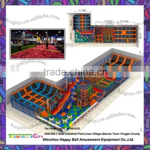 AMAZING!!!Large Colorful Trampoline Children Amusement Park thumbnail-1