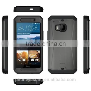 3 in 1 Armor Defender Hybrid Heavy Duty Hard Cover Shockproof Case for HTC ONE M9 thumbnail-1
