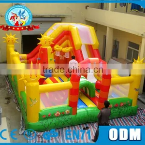 Special Commercial Inflatable Bouncer Castle With Slide and Basketball Hoop thumbnail-1
