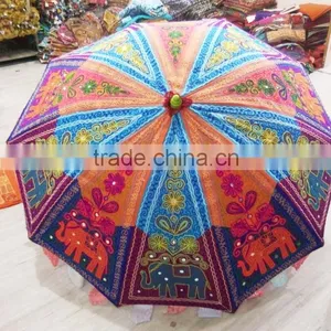 Buy Exclusive Multicolour Vintage Garden Umbrella For Open Restaurants And Cafes / Pools thumbnail-2