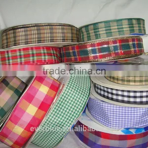 Hot Sell Diy Check Ribbon thumbnail-1