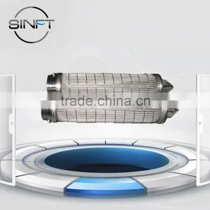 Stainless Steel Sintered Fiber Web Corrugated Filter Elements thumbnail-1