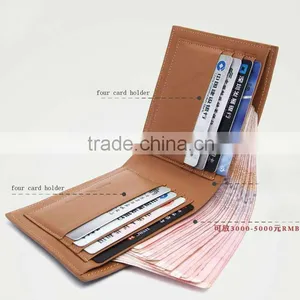 2014 Leather Personalized Wallets,2014 New Fashion Leather Purse Wallet Bag Classical Personalized Leather Wallets thumbnail-1
