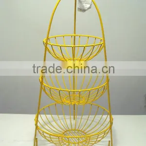 Metal Round Base Wire Baskets Fruit Basket thumbnail-1