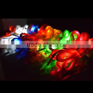 Many Models Party Decoration LED Shoelaces Shoe Laces Flash Light Up Glow Stick Strap Shoelaces thumbnail-2
