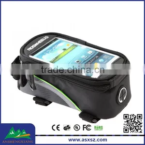 Factory Wholesale Package Outdoor Cycling Waterproof Bike Bag With Mobile Phone Screen Touch Large Size 5.5-inch thumbnail-1