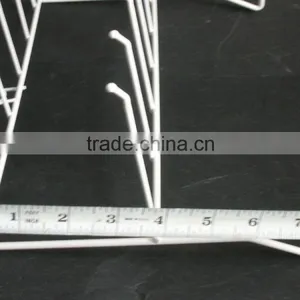 High Quality 2 Tier 12 Single Peg Hook Counter Display Rack for Small Items White NIB thumbnail-5