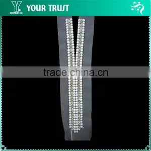 5MM Crystal Rhinestone Octangle Collar Beaded Neckline Garment Accessories thumbnail-1
