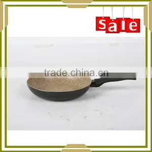 Black Coating Pressed Aluminium Non Stick Fry Pan thumbnail-1