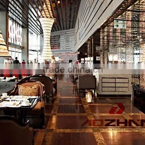 Modern Wooden Hotel Chinese Restaurant Furniture Tables and Chairs thumbnail-2