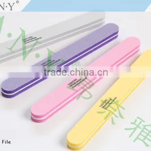 Professional Nail Care Polishing Sponge Sanding Nail File 100/180 Grit thumbnail-2