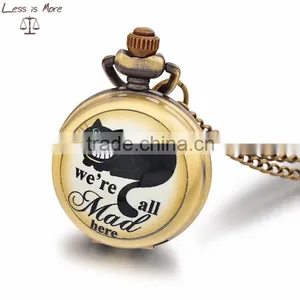Cartoon Animal Necklace Watch Cute Kids Pocket Watch thumbnail-1
