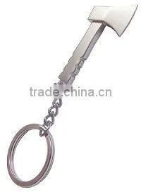 Promotional Wholesale Custom Chopper Hatchet Metal Keychain/keyholder thumbnail-1