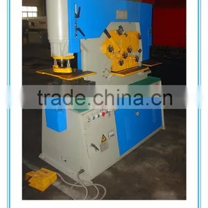 High Quality Multifunctional Hydraulic Punching Ironworker Machine Steelworker 90 Ton Shear Machine thumbnail-1