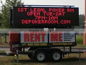 Australian Standard Solar Traffic LED Trailer Signs VMS thumbnail-1