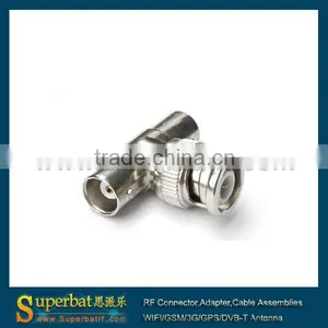BNC Female to BNC Female Male Flange Connector Adapter thumbnail-1