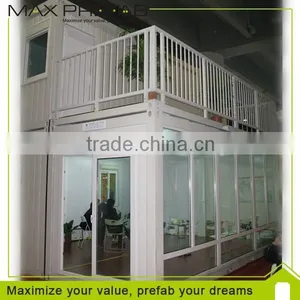 2 Storey Luxury Prefab Movable Glass Container House for Sale thumbnail-1