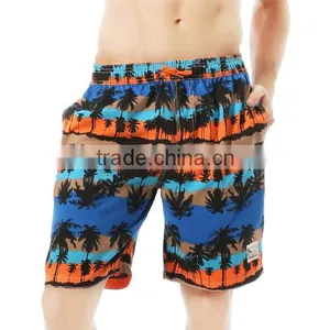 Sublimation Printed Beach Shorts Board Shorts for Men Polyester Swimwear & Underwear Good Price on Sale thumbnail-1