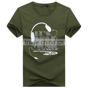 Custom New Design Customized Fashion Short Sleeve Long Lineprinting T-shirt Men With Low Quality Quality Choice thumbnail-4