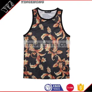 2016 Popular 100% Cotton Logo Printed Custom Mens Gym Stringer Vest thumbnail-5