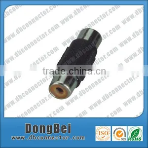 Audio Video Rca Jack to Rca Jack Connector Pvc Fittings Rca Jack thumbnail-1