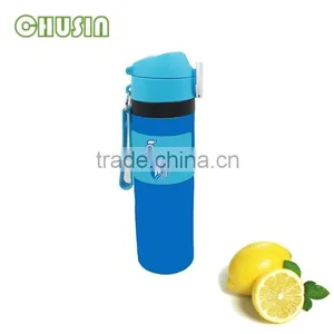 BPA Free Travel Water Bottle Silicone Water Bottle High Quality Fancy Design Reasonable Price thumbnail-4