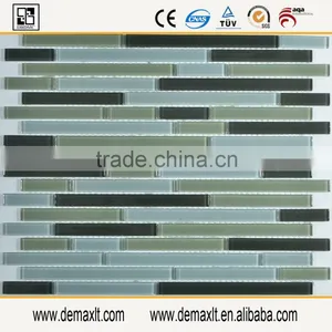 Polished Machine Cut Glass Tiles Glass Mosaics Tiles thumbnail-2